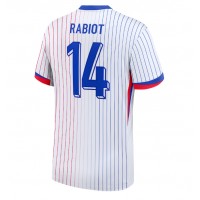 Francúzsko Adrien Rabiot #14 Vonkajší futbalový dres ME 2024 Krátky Rukáv